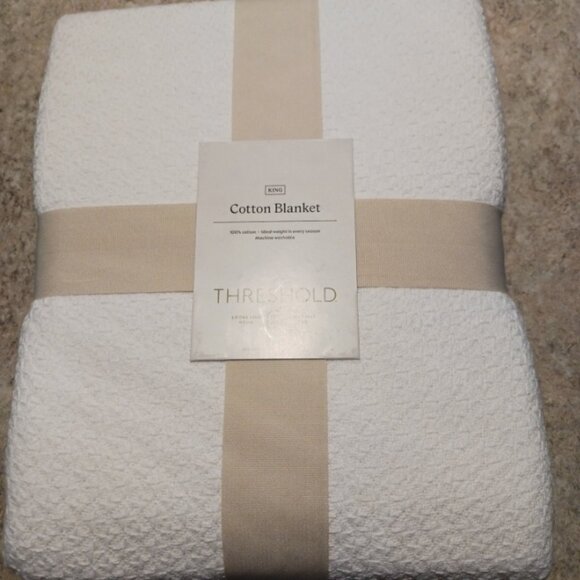 Threshold king cotton blanket - Picture 1 of 3